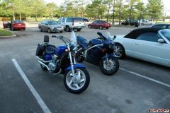 my VFR and a co-worker's Magna