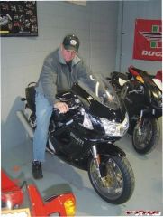 Dad on a Duc