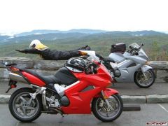 SuperMan Jim flying by at a rest area