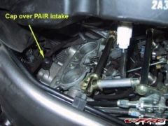 Cap over forward PAIR intake