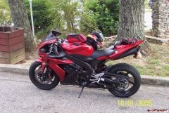 My R1 in Tour Mode at Cheaha Mtn