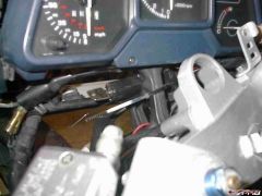Ignition mounting - close-up