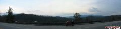A stitched picture from the Cherohala Skyway.  I got thru it