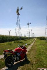 Kansas - land of windmills.