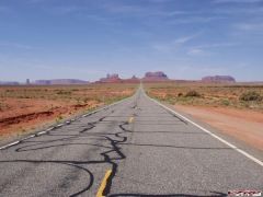 Heading into monument valley