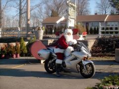 Santa Traded in his sleigh