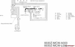 2002 VFR Stator and RR wiring diagram