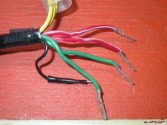 5 Pin Regulator/Rectifer plug removed