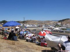 Camped out at Turn 2 Andretti Hairpin