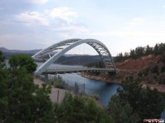 Bridge at the Flaming Gorge