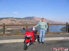 Me at the lookout over the Columbia Gorge, in Oregon, SBNW 2
