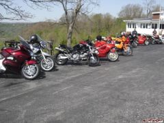 Sunday morning riding group @ Leavenworth, IN