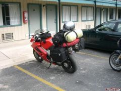 All packed up and ready to go.