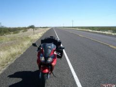 West Texas, 95`F and boring as hell.