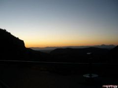 Leaving Cloudcroft NM at dusk (31`F Brrr)