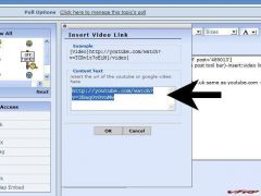 copy paste the video url into the java box