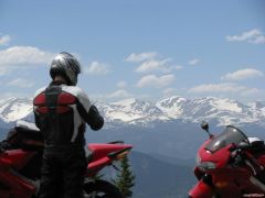 Craig looks over the Continental Divide