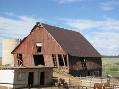 A rickety Old Barn