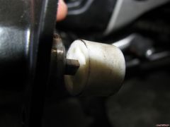 Replace the nylon nut driver