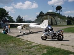 VFR and LSA plane at old Soviet Airfield 06-08