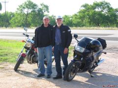 Father and Son somewhere in Hill Country 2005