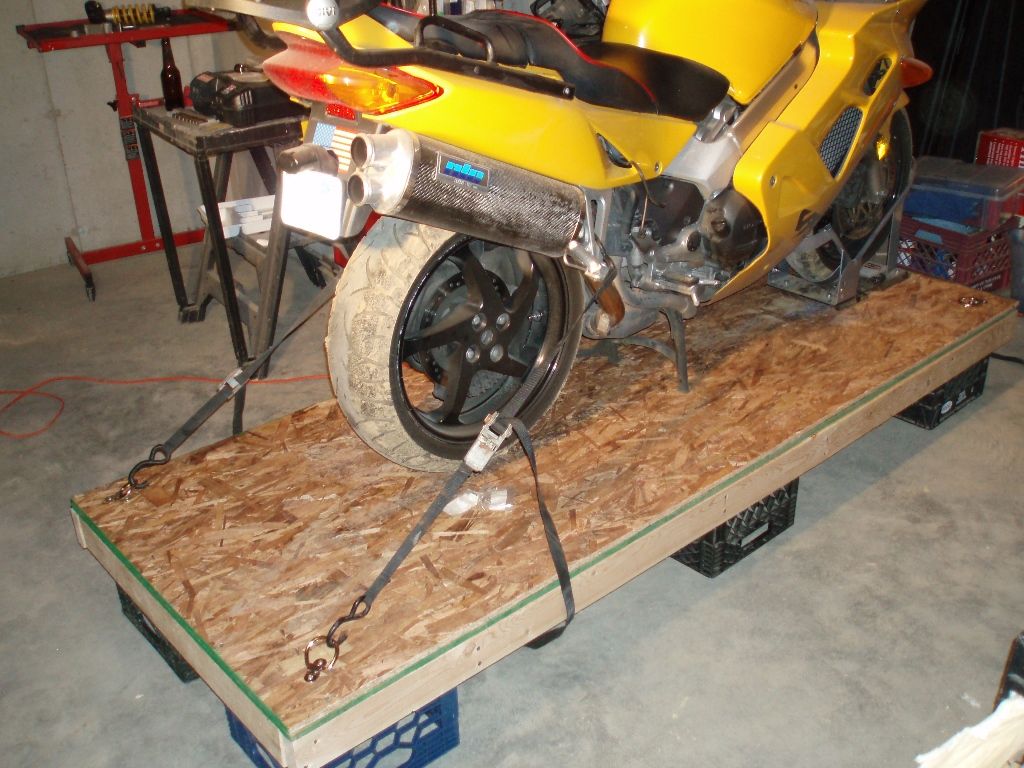 Red Neck Motorcycle Table