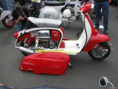 The Lambrettas really looked cool