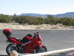 The Highway Borders the Acoma Indian Reservation