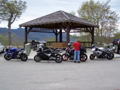 Scenic overlook on the Kancamagus Highway