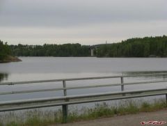 Bridge to iland north of Lappenrantaa
