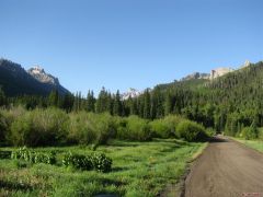 Looking back to Owl Creek pass