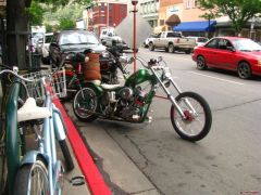 Panhead Chopper with whitewalls