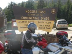 Hoosier Pass Summit on the way to Dillion