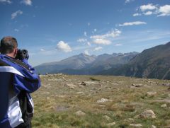 Takeing a shot of Longs Peak