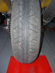 August '09 Road Trip - Flat rear tire