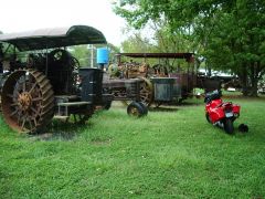 Dozens of Old Tractors and Steam Powered Machines
