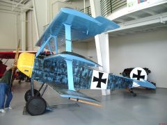 Fokker DR-1 Tri-Plane (who picked that color scheme?)