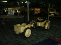 Motorcycle, Sidecar, and Trailer