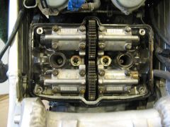3rd generation with rear valve cover removed