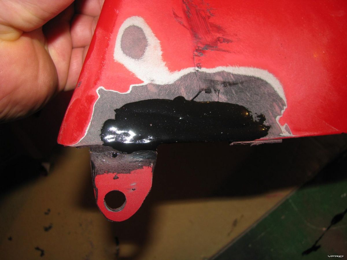 Black ABS Glue To fill scratches Member's Gallery VFRDiscussion