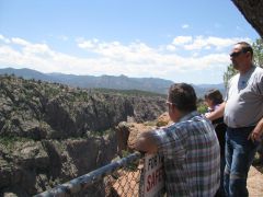 Taking a nice break at the Royal Gorge