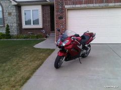 07 Honda VFR Interceptor - Candy Glory Red