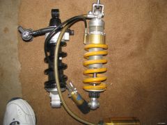 The Ohlins off the Old Girl