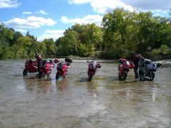 Pillsbury Crossing - the red VFR is mine