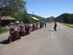 Lined up ready to hit the Gila Monster