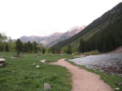 The Path to the parking lot along Maroon Lake.JPG
