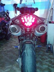 Thurn clear smoked led tail light