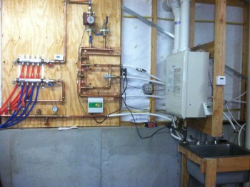 Radiant heat in detached garage