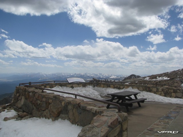 Maybe a bit too early in the season for a picnic at 14k elevation