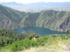 Marrow Point Reservoir — at Hermit Point.